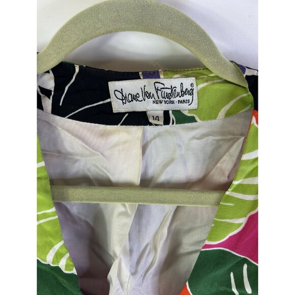 Vintage 80s Rainbow Geometric Baggy Blazer Jacket Whimsical - Picture 5 of 8